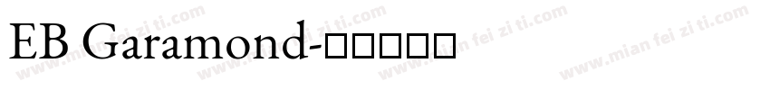 EB Garamond字体转换